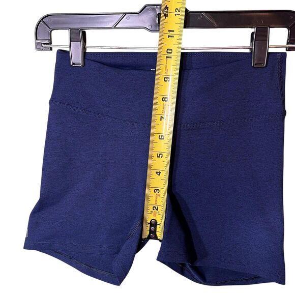 NOBULL Shorts Womens XS Navy Blue Just The Works High Rise Compression Made USA - Picture 9 of 12